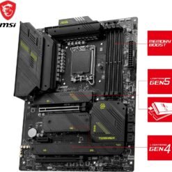 MSI MAG Z790 Tomahawk MAX WiFi Gaming Motherboard DDR5 PCIE 5.0 ATX Supports 12th/13th/14th Gen Intel Processors, LGA 1700 Wi-Fi 7, Bluetooth 5.4 8 MSI MAG Z790 Tomahawk MAX WiFi Gaming Motherboard DDR5 PCIE 5.0 ATX Supports 12th/13th/14th Gen Intel Processors, LGA 1700 Wi-Fi 7, Bluetooth 5.4 - Image 4