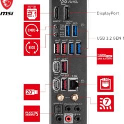 MSI MAG Z790 Tomahawk MAX WiFi Gaming Motherboard DDR5 PCIE 5.0 ATX Supports 12th/13th/14th Gen Intel Processors, LGA 1700 Wi-Fi 7, Bluetooth 5.4 9 MSI MAG Z790 TOMAHAWK MAX WIFI
