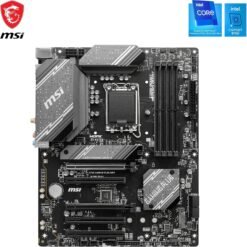 Alternative view of MSI B760 Gaming Plus WiFi Motherboard DDR5 PCIE 4.0 LGA 1700 ATX Support Intel® Core™ 14th/ 13th/ 12th Gen Processors