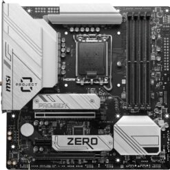 Alternative view of MSI B760M Project Zero Gaming Motherboard DDR5 PCIE 5.0 M-ATX Support 14th/13th/12th Gen Intel Processors, LGA 1700 Wi-Fi 6E
