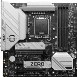 Alternative view of MSI B760M Project Zero Gaming Motherboard DDR5 PCIE 5.0 M-ATX Support 14th/13th/12th Gen Intel Processors, LGA 1700 Wi-Fi 6E