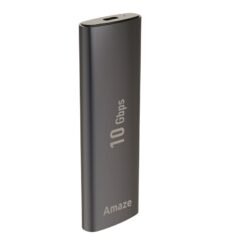 Alternative view of Amaze A222 Aluminum Alloy NVME M.2 SSD Enclosure 10GBPS with Thermal Conductive Silicon Pad for Heat Dissipation