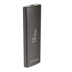 Alternative view of Amaze A222 Aluminum Alloy NVME M.2 SSD Enclosure 10GBPS with Thermal Conductive Silicon Pad for Heat Dissipation