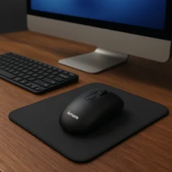 Alternative view of Amaze A712 Clicket Dual Mode Wireless Rechargeable Mouse Bluetooth and 2.4G with Adjustable DPI up to 1600 Black