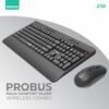 Amaze A744 Probus Comfort Silent Wireless Keyboard & Mouse Combo with Palm Rest Ergonomic Design for Home and Office 10 Amaze A744