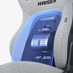AndaSeat Kaiser 4L Armrest Gaming Chair Fabric Ash Gray Large Size with 6D Armrest Full Adjustable Premium Gaming Chair 12 AndaSeat Kaiser 4L Armrest Gaming Chair Fabric Ash Gray Large Size with 6D Armrest Full Adjustable Premium Gaming Chair - Image 4