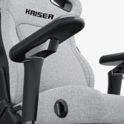 AndaSeat Kaiser 4L Armrest Gaming Chair Fabric Ash Gray Large Size with 6D Armrest Full Adjustable Premium Gaming Chair 13 AndaSeat Kaiser 4L Armrest Gaming Chair Fabric Ash Gray Large Size with 6D Armrest Full Adjustable Premium Gaming Chair - Image 5