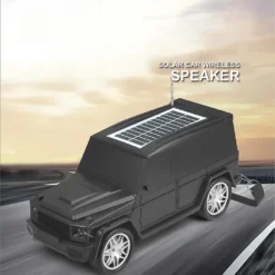 Kisonli B2 10W Solar Charging Bluetooth Speaker in Modern Car Design with Flash Lights on Headlights FM Bluetooth Speaker 7 Kisonli B2