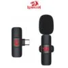 Redragon GM-93 Athan Lapel Wireless Microphone with USB Type-C 2.4GHz Noise Reduction for IOS and Android 10 Redragon GM-93