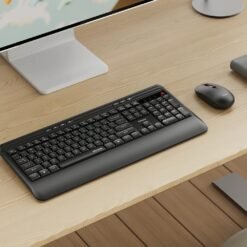 Amaze A744 Probus Comfort Silent Wireless Keyboard & Mouse Combo with Palm Rest Ergonomic Design for Home and Office 7 Amaze A744 Probus Comfort Silent Wireless Keyboard & Mouse Combo with Palm Rest Ergonomic Design for Home and Office - Image 3