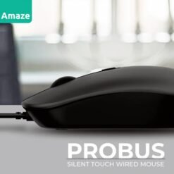 Amaze A704 Probus Series Silent Touch Wired Mouse for Home and Office Use Quiet Mouse 6 Amaze A704 Probus Series Silent Touch Wired Mouse for Home and Office Use Quiet Mouse - Image 3