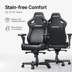 AndaSeat Kaiser 4L Armrest Gaming Chair Elegant Black Large Size with 6D Armrest Full Adjustable Premium Gaming Chair - Image 6