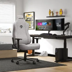 AndaSeat Novis Large Gaming Chair Fabric Ash Gray Best Budget Ergonomic Gaming Chair 13 AndaSeat Novis Large