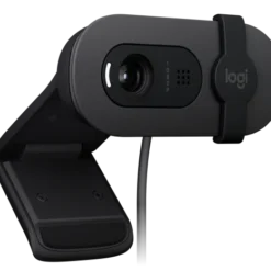 Logitech Brio 100 Full HD Webcam for Meetings and Streaming with Auto-Light Balance, Built-in Mic, Privacy Shutter Graphite - Image 3