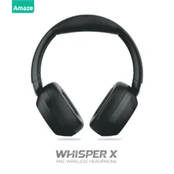 Amaze A655 WhisperX ANC Wireless Bluetooth Headphone Up To 50Hrs Music Time Aux Port for Wired Connection 5 Amaze A655