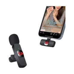 Alternative view of Redragon GM-93 Athan Lapel Wireless Microphone with USB Type-C 2.4GHz Noise Reduction for IOS and Android