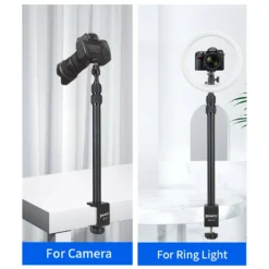 Jmary MT-49 Light Camera and Mobile Stand with C Clamp Desk Mount Table Stand Table Tripod for Camera, Ring Light, Streaming, Photo Video Shooting - Image 4