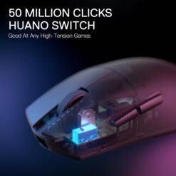 Redragon K1NG Standard M916 STD Wireless Gaming Mouse Tri-Mode Connectivity 49G Ultra-Light 24K DPI Mice w/Ergonomic Natural Grip Build 7 Redragon K1NG Standard M916 STD Wireless Gaming Mouse Tri-Mode Connectivity 49G Ultra-Light 24K DPI Mice w/Ergonomic Natural Grip Build - Image 3