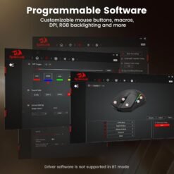 Redragon M816 PRO DEICIDE PRO Wireless Gaming Mouse RGB Tri-Mode 26K Dpi 61g Light Weight 11 Redragon M816 PRO DEICIDE PRO Wireless Gaming Mouse RGB Tri-Mode 26K Dpi 61g Light Weight - Image 5