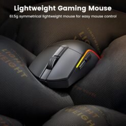 Alternative view of Redragon M816 PRO DEICIDE PRO Wireless Gaming Mouse RGB Tri-Mode 26K Dpi 61g Light Weight