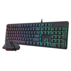 Alternative view of Redragon S107-BA Membrane Gaming Keyboard and Mouse Combo RGB 10000 DPI Mouse with 25-Key Anti-Ghosting, 1K Hz Programmable Mice with Software