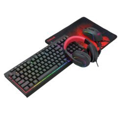 Redragon S148 4 in 1 RGB Gaming Combo Membrane Keyboard, Mouse, Mousepad and RGB Gaming Headset - Image 3