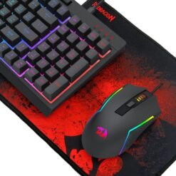 Redragon S148 4 in 1 RGB Gaming Combo Membrane Keyboard, Mouse, Mousepad and RGB Gaming Headset - Image 4