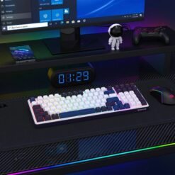 Redragon FAYE K744 PRO Wireless Mechanical Gaming Keyboard 99 Keys Tri-Mode Connectivity with Custom Linear Mint Mambo Switch 11 Redragon FAYE K744 PRO Wireless Mechanical Gaming Keyboard 99 Keys Tri-Mode Connectivity with Custom Linear Mint Mambo Switch - Image 5