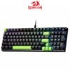 Redragon K740 Wired Mechanical Gaming Keyboard RGB 98 Keys with Linear Dragon Chant Switch and Vibrant Groovy RGB 14 Redragon K740