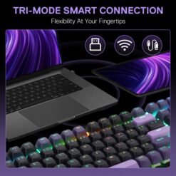 Redragon K740 PRO Wireless Mechanical Gaming Keyboard Tri-Mode Connectivity 98 Keys Linear Mint Mambo Switch with Linear Mint Mambo Switch 11 Redragon K740 PRO Wireless Mechanical Gaming Keyboard Tri-Mode Connectivity 98 Keys Linear Mint Mambo Switch with Linear Mint Mambo Switch - Image 5