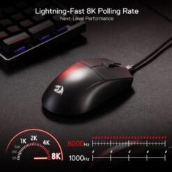 Redragon K1NG M996 8K Hz Wired Gaming Mouse 8000 Hz Polling Rate 26K Dpi 42G Ultra Lightweight 5 Programmable Buttons 7 Redragon K1NG M996 8K Hz Wired Gaming Mouse 8000 Hz Polling Rate 26K Dpi 42G Ultra Lightweight 5 Programmable Buttons - Image 3