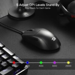 Redragon K1NG M996 8K Hz Wired Gaming Mouse 8000 Hz Polling Rate 26K Dpi 42G Ultra Lightweight 5 Programmable Buttons 8 Redragon K1NG M996 8K Hz Wired Gaming Mouse 8000 Hz Polling Rate 26K Dpi 42G Ultra Lightweight 5 Programmable Buttons - Image 4