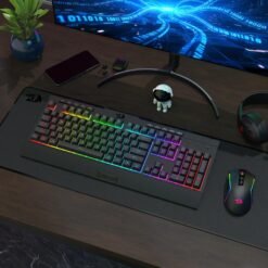 Redragon S151 PRO Wireless Membrane Gaming Keyboard & Mouse Combo RGB Tri-Mode Wireless Connectivity 12800 Dpi Mouse 9 Redragon S151 PRO Wireless Membrane Gaming Keyboard & Mouse Combo RGB Tri-Mode Wireless Connectivity 12800 Dpi Mouse - Image 3