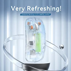 Transparent Wireless Mouse Slim Dual Mode Connectivity Bluetooth and 2.4G USB Rechargeable Mouse 10 Transparent Wireless Mouse Slim Dual Mode Connectivity Bluetooth and 2.4G USB Rechargeable Mouse - Image 3