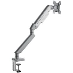 Alternative view of AndaSeat Stealth II Ergonomic Single Monitor Arm White A6D Durable Solid Arm Stand for Monitor