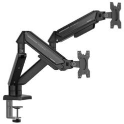 Alternative view of AndaSeat Stealth II Duo Ergonomic Dual Monitor Arm Black Heavy Duty Secure Monitor Arm for 2 monitors