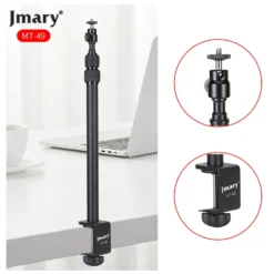 Alternative view of Jmary MT-49 Light Camera and Mobile Stand with C Clamp Desk Mount Table Stand Table Tripod for Camera, Ring Light, Streaming, Photo Video Shooting