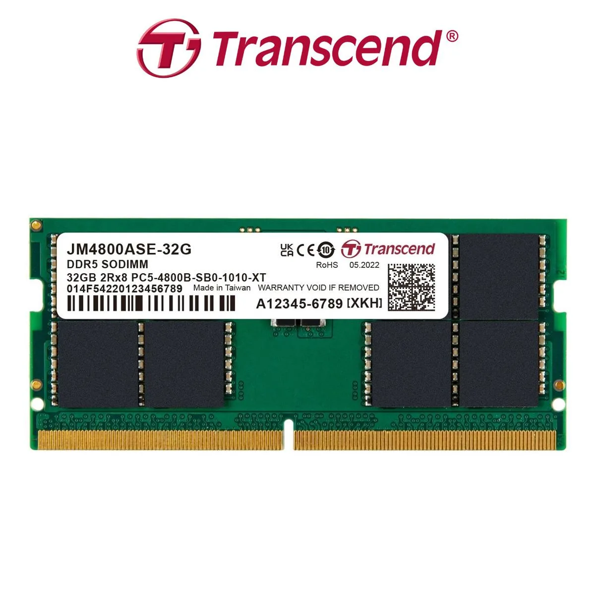 Transcend 32GB DDR5 4800Mhz