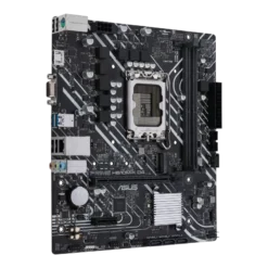 Alternative view of ASUS PRIME H610M-K D4 Intel® H610 (LGA 1700) micro-ATX Motherboard with DDR4, PCIe 4.0, M.2 slot, Realtek 1 Gb Ethernet, HDMI