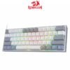 Redragon K617 Fizz 60% Wired RGB Mechanical Gaming Keyboard White Grey 61 Keys Hot-Swap Compact Mechanical Keyboard Linear Red Switch 15 Redragon K617 Fizz