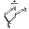 AndaSeat Stealth II Duo Ergonomic Dual Monitor Arm White Heavy Duty Secure Monitor Arm for 2 monitors 14 AndaSeat Stealth II Duo