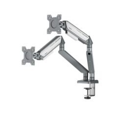 Alternative view of AndaSeat Stealth II Duo Ergonomic Dual Monitor Arm White Heavy Duty Secure Monitor Arm for 2 monitors