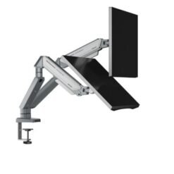 AndaSeat Stealth II Duo Ergonomic Dual Monitor Arm White Heavy Duty Secure Monitor Arm for 2 monitors 7 AndaSeat Stealth II Duo Ergonomic Dual Monitor Arm White Heavy Duty Secure Monitor Arm for 2 monitors - Image 3