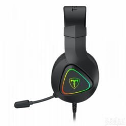 Alternative view of T-DAGGER T-RGH306 AXLS Wired RGB Gaming Headset 3.5mm Jack and USB for Lightning 50mm Drivers