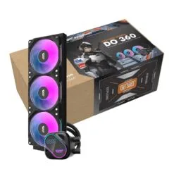 DarkFlash EXPLORE DO360 CPU Cooler with Segment LCD Screen and RGB Fans Copper-based Water Block 7 DarkFlash EXPLORE DO360