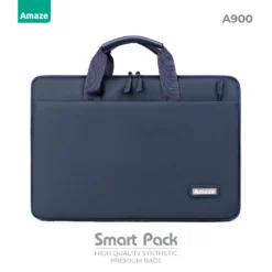 Amaze A900 Smart Pack Synthetic Premium Laptop Bag for 13 inch and 14 inch MacBook and Laptop 10 A900 BLK 14