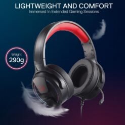 Redragon H315 REBELLION USB RGB Gaming Headset Wired with 40mm Drivers, Noise-Canceling Microphone Lightweight Design 7 Redragon H315 REBELLION USB RGB Gaming Headset Wired with 40mm Drivers, Noise-Canceling Microphone Lightweight Design - Image 3