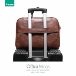Amaze A920 Office Mate Synthetic Leather Laptop Bag for 14 inch and 15.6 inch MacBook and Laptops 14 Amaze A920 Office Mate Synthetic Leather Laptop Bag for 14 inch and 15.6 inch MacBook and Laptops - Image 6