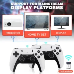 M8 Pro Game Stick 4k With Takken 3 & 20000 Games 64GB IC Mg99 Firmware M8g-v8.0 And Two Game Controllers Rk3228 13 M8 Pro Game Stick