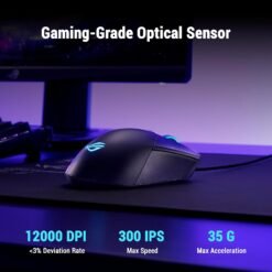 ASUS ROG Gladius III Core Wired Gaming Mouse (P523) 72-gram with ergonomic shape 12,000dpi ROG Micro Switch II 7 ASUS ROG Gladius III Core Wired Gaming Mouse (P523) 72-gram with ergonomic shape 12,000dpi ROG Micro Switch II - Image 3